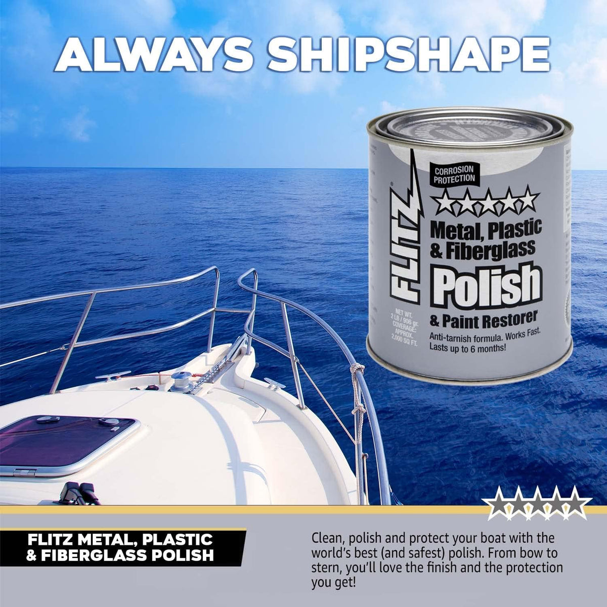 2.2-Pound Multi Purpose Metal Polish I895844