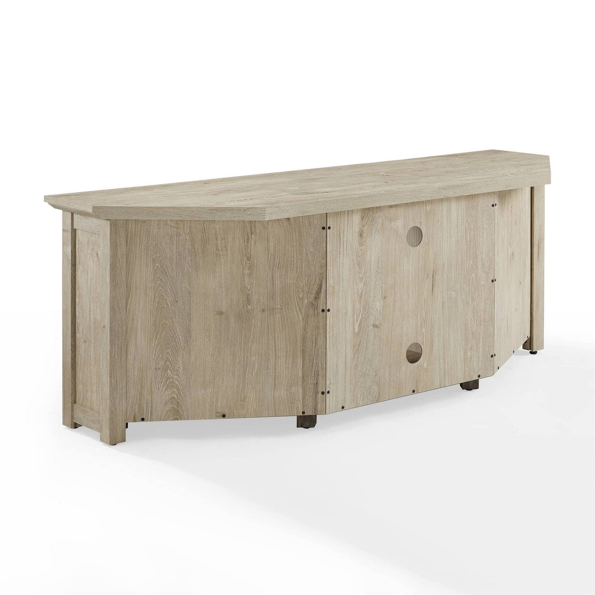 Corner TV Stand Frosted Oak B9316