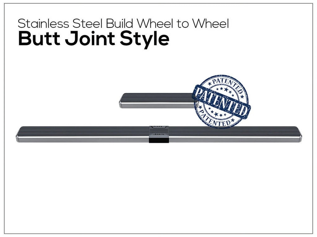 Running Boards 6 inches Silver Stainless Steel L9885
