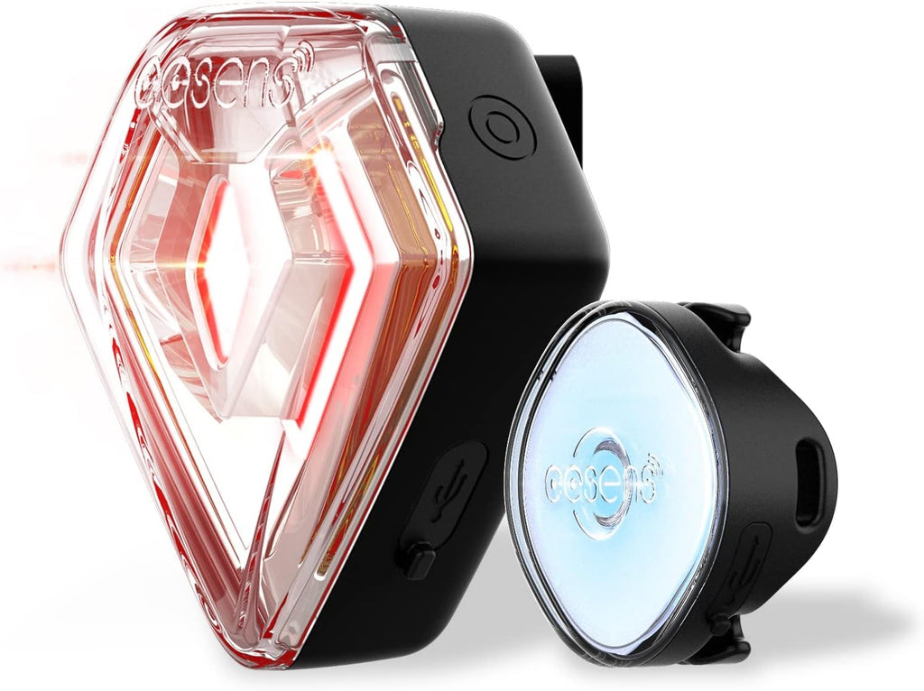 Smart Bike Tail Light with Theft Alarm and Turn Signals, IPX6 Waterproof, Pack of 2 L7590