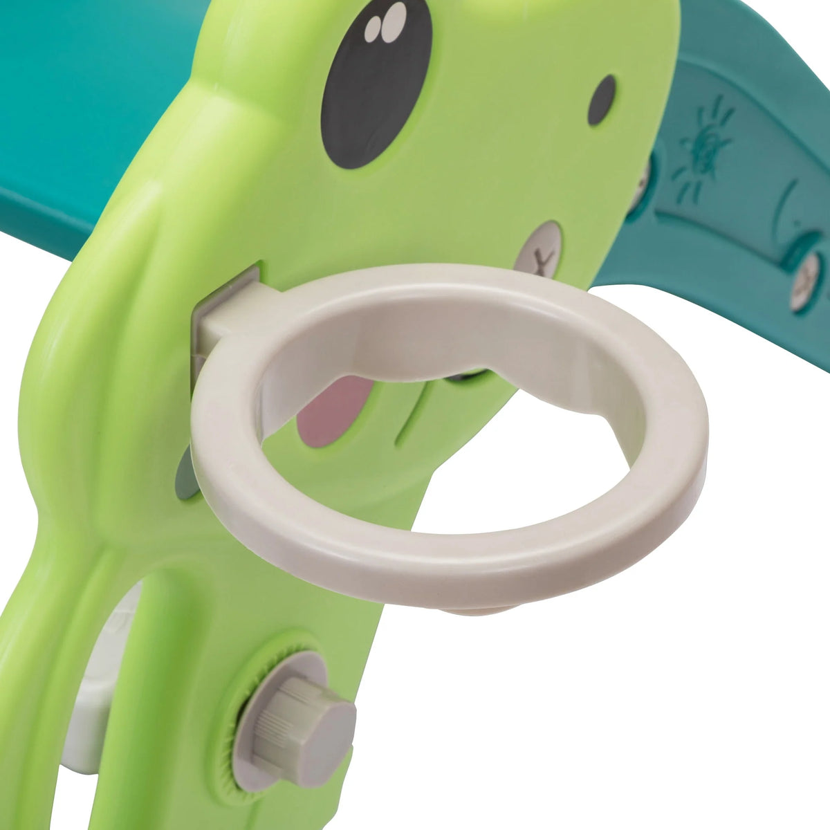 Kids Slide with Basketball Hoop & Ball Q88590