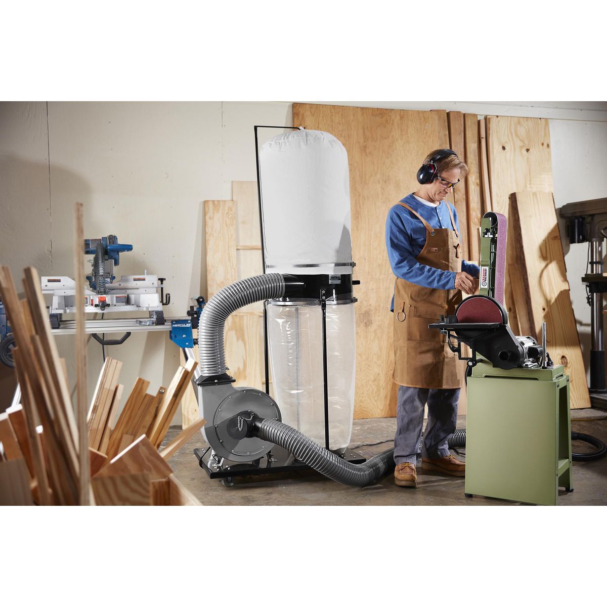 35 Gallon 2 HP Dust Collector O9883