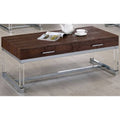 Brown Contemporary Coffee Table W82552