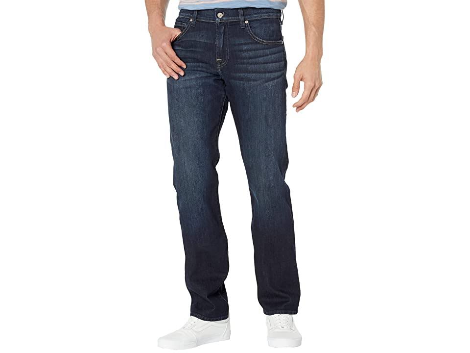 Mens Straight Dark Jeans F7846