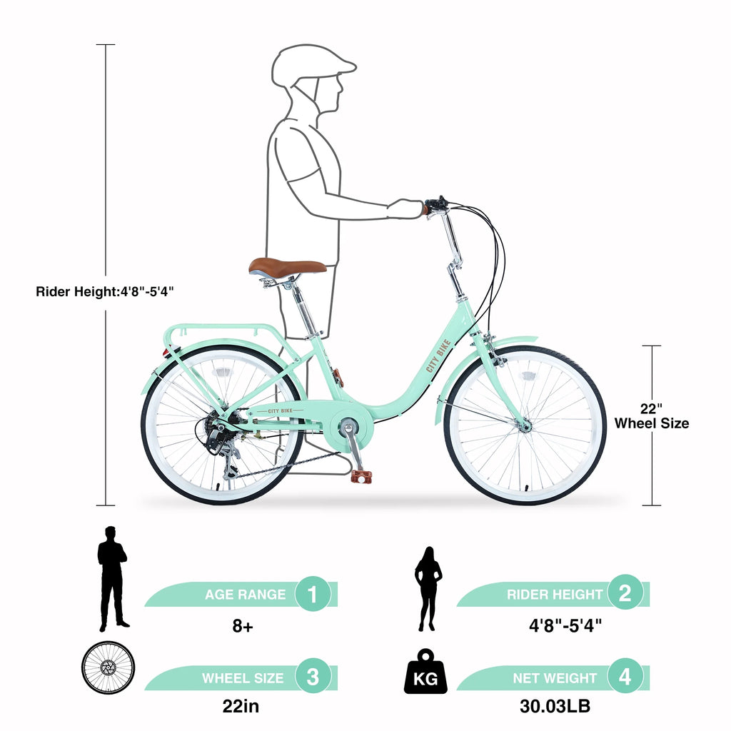 Pink 22 7 Speed Aluminium Alloy Frame Kids Bike I333087