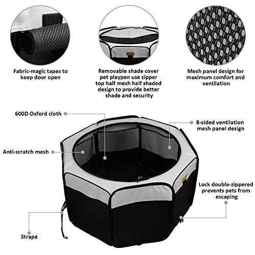 Dog Playpen Portable Pet Play Pen S37843