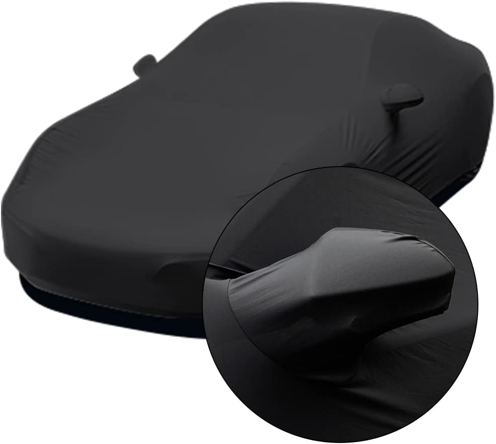 Black Velvet Stretch Indoor Car Cover L984