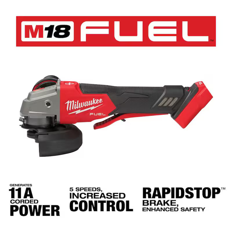 18-Volt Lithium-Ion Brushless Cordless 4-1/2 in./5 in. Grinder with Battery & Charger Q268328