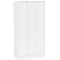 White 3-Door Wardrobe C37820