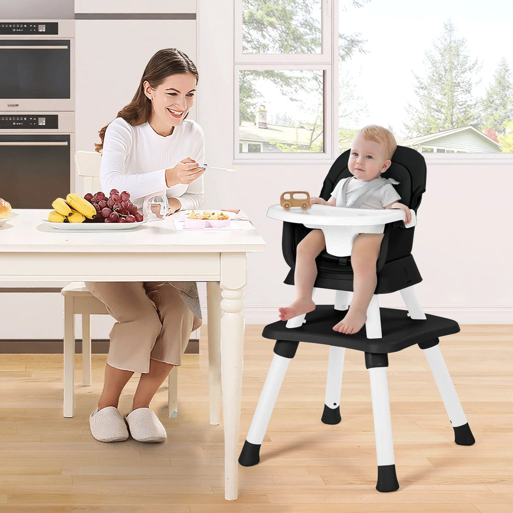 8 in 1 Black Baby High Chair P408