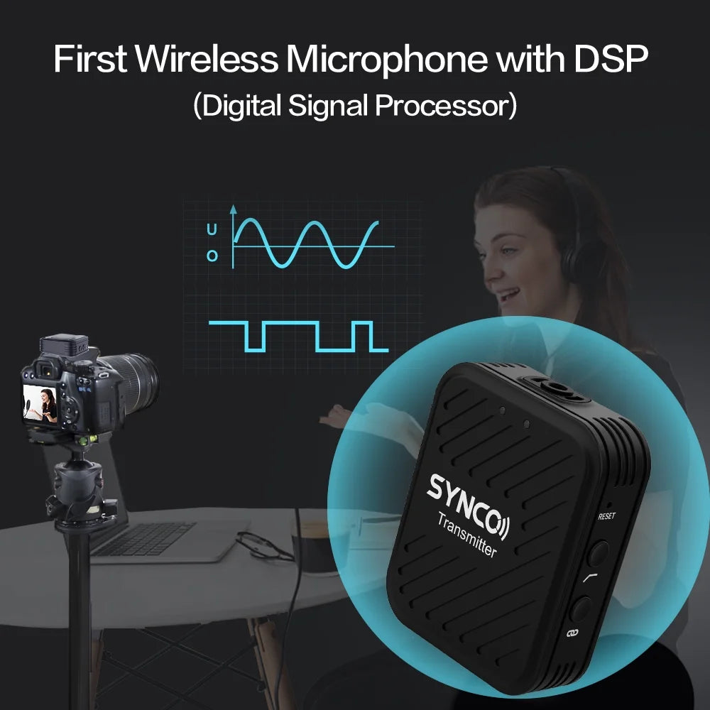 Wireless Microphone System with 2 Lavalier Microphones O6792