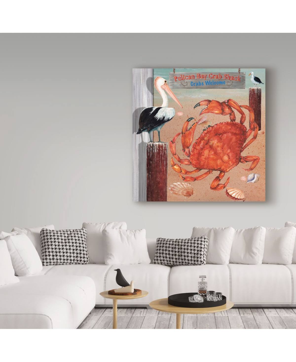 Pelican Beach Canvas V207
