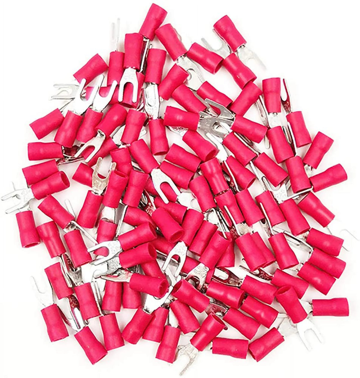Red Insulated Fork Spade Wire Connector M15273