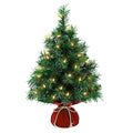 Mini Artificial Christmas Tree 22 Inch with 35 Warm White Lights M815546