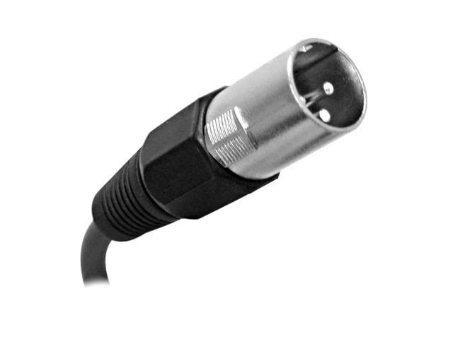 8 Pack Black XLR Microphone Cables Q831