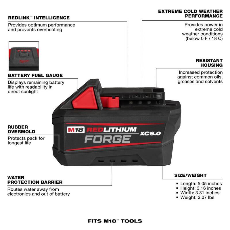 18V Lithium-Ion 6.0 Ah Battery Pack 4-Pack K44403