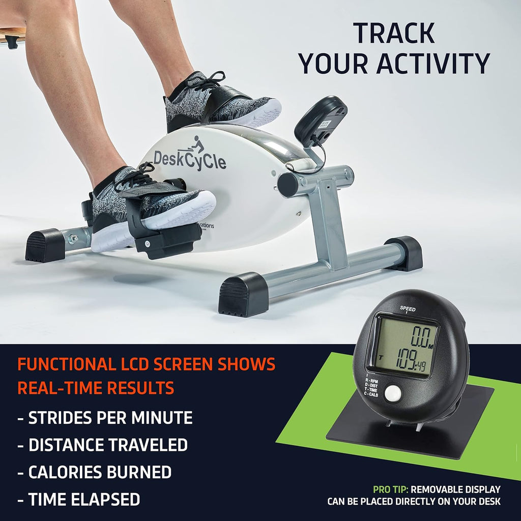 Under Desk Bike Pedal Exerciser with LCD Display L168213