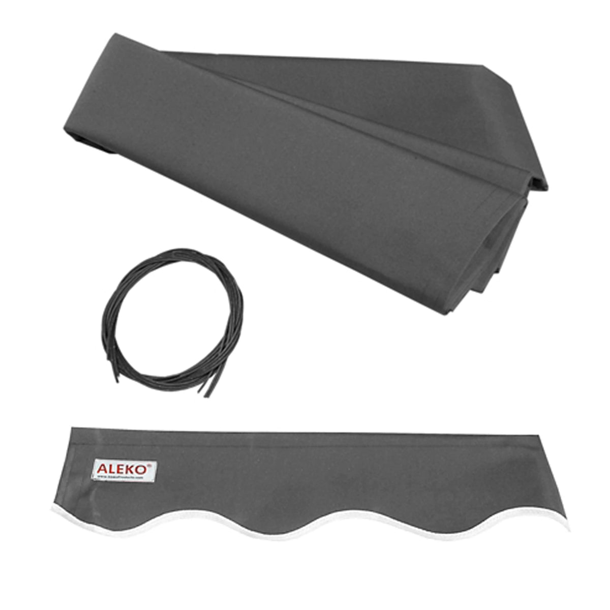Retractable Patio 13' x 10' Awning Canopy, Gray O14578