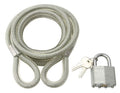 Cable Lock 72" x 10mm Clear Bike Lock S16046