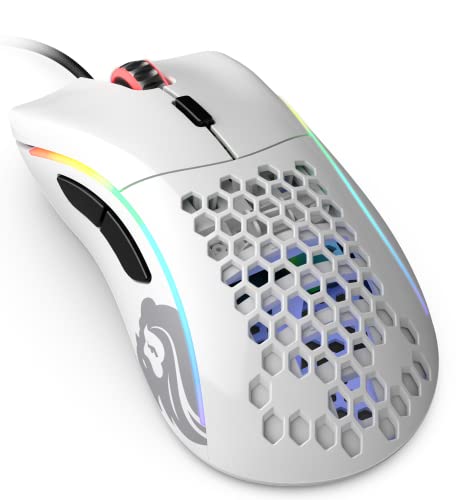 Matte White 68g Ergonomic Gaming Mouse B162