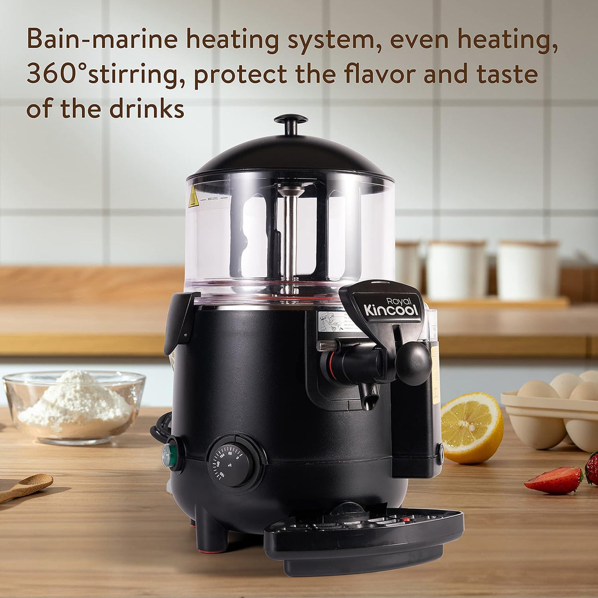 10 Liter 2.6 Gallon Automatic Hot Chocolate Dispenser F57057