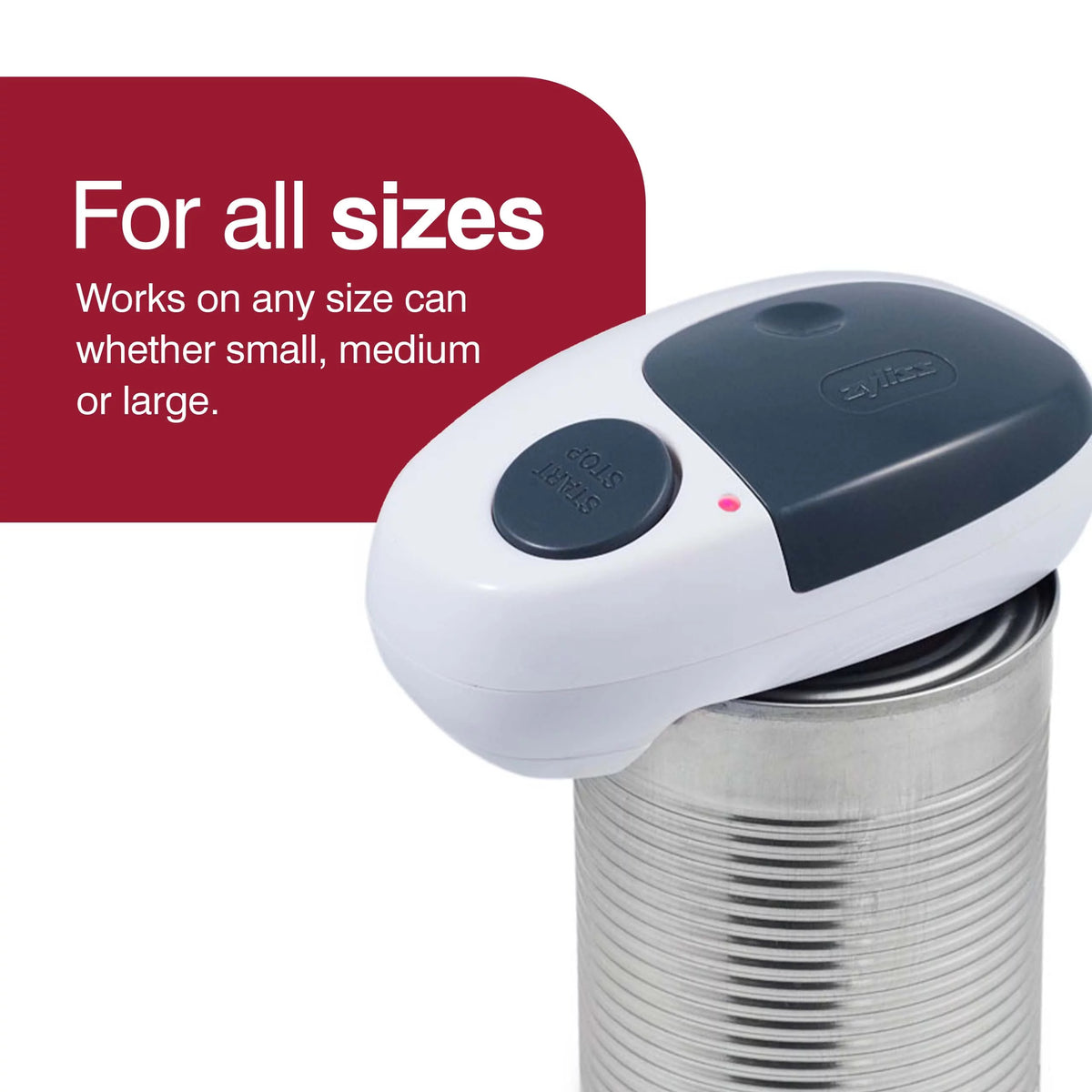 Gray/White Automatic Can Opener F186