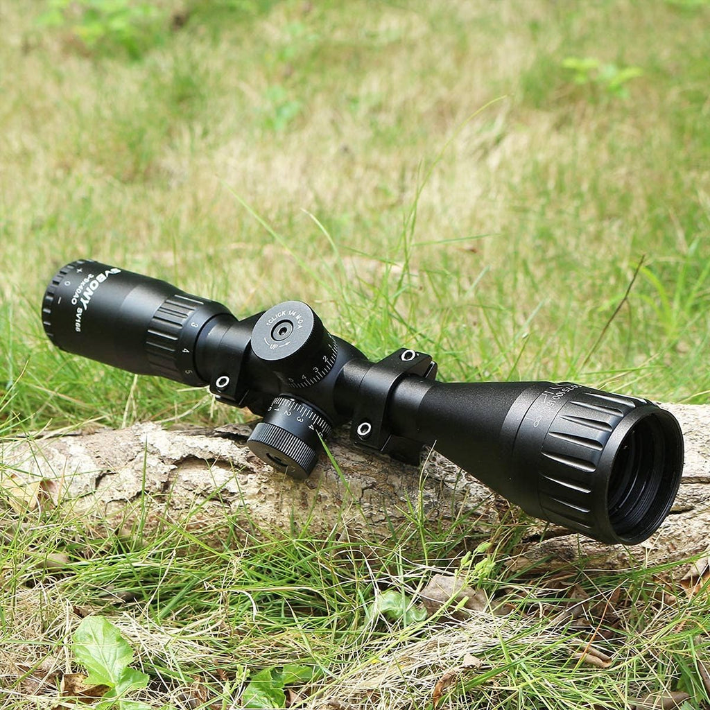 3-9x40 AO Rifle Scope with Mil Dot Reticle U902841