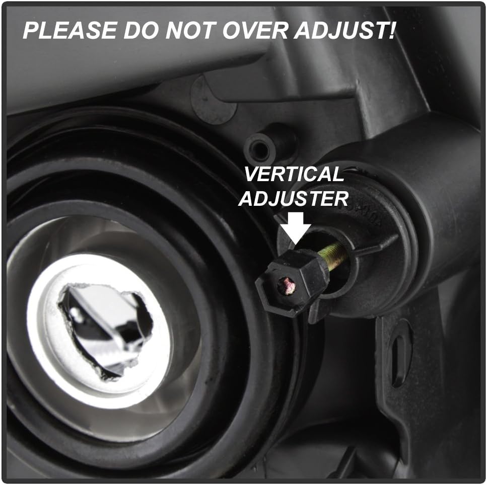 Chrome Housing Headlights Headlamps Replacement Driver+Passenger Side H775