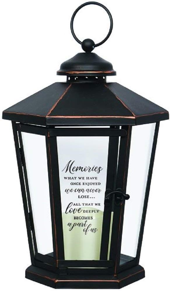 Antique Decorative Candle Lanterns Black Pack of 2 H260480