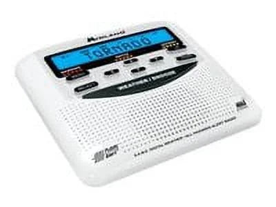 White NOAA Weather Alert Radio U727567