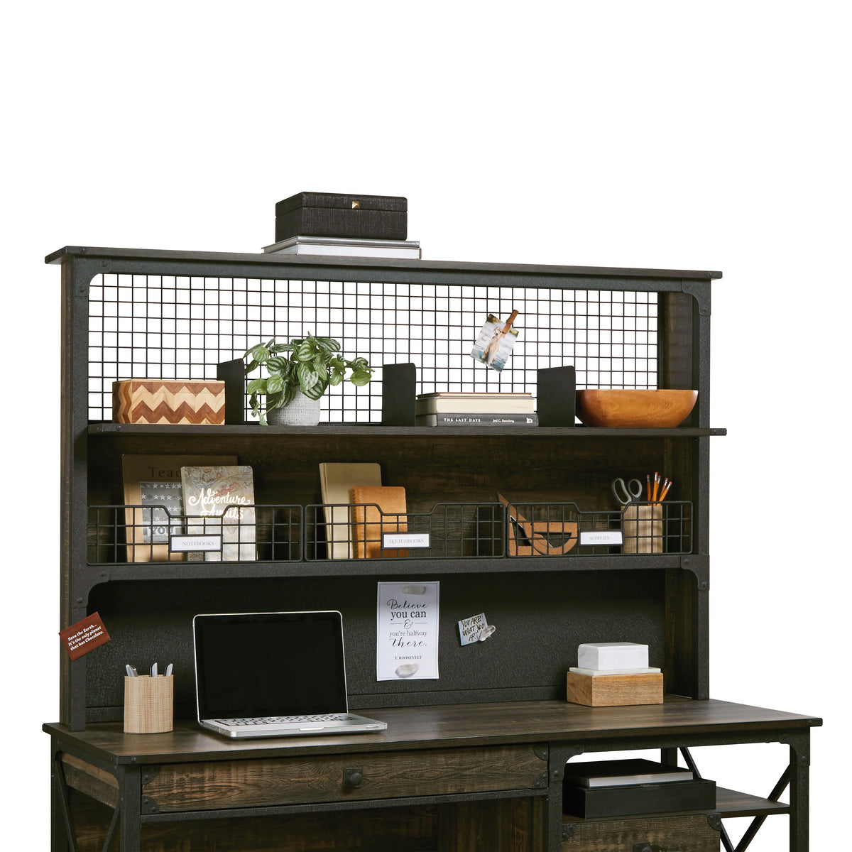 Industrial Desktop Hutch Z56512