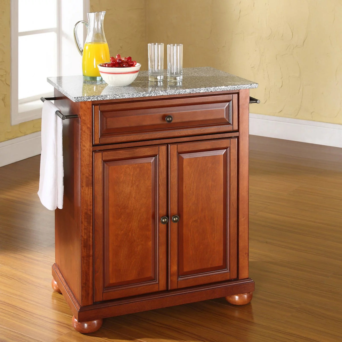 Wood Portable Kitchen Island O42517