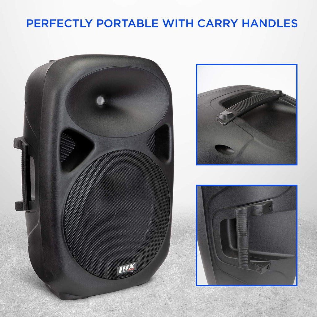 10" Passive DJ PA Speaker System, 8 Ohm, Pack of 2 J375642