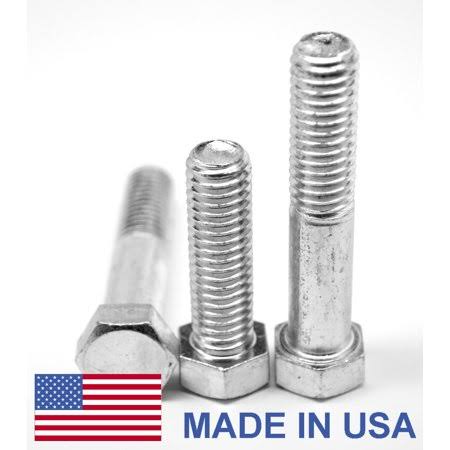 1 inch-8 x 7 inch Coarse Thread Grade 5 Hex Cap Screw, Medium Carbon Steel Zinc Plated, Pk 5 T355