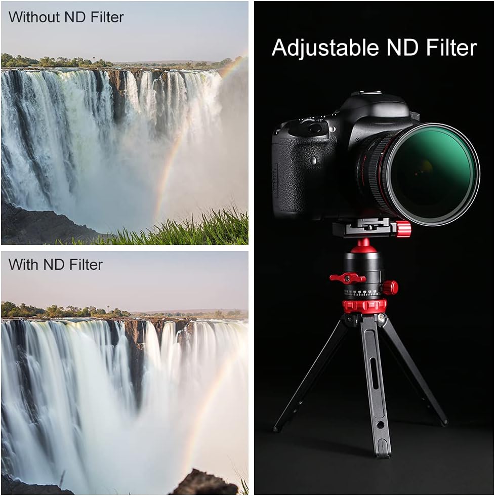62mm Variable ND Filter ND8-ND128 HD VND Filter T263704