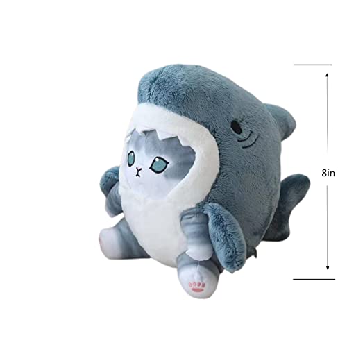 Grey Blue Dazzling Gold Plush Toy Stuffed Animal Doll Pillow G3998
