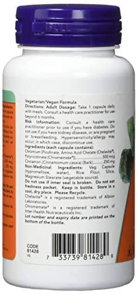 500 mcg Chromium 90 Veg Capsules O36073