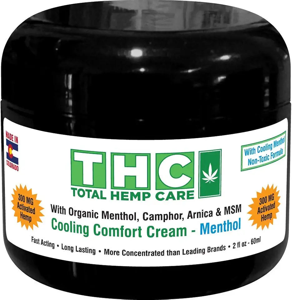 300mg Total Hemp Turmeric Cream with Arnica, MSM & Hemp Oil Extract, 2 oz G412