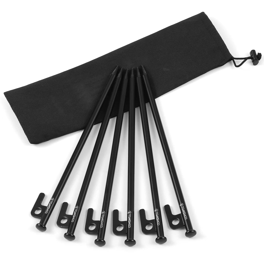 8 Inch /12 Inch Steel Tent Pegs with Storage Bag B753429