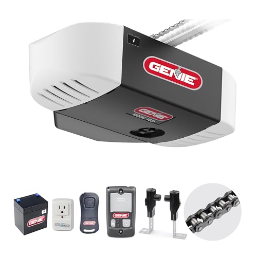 Garage Door Opener with Battery Backup, Black C31071