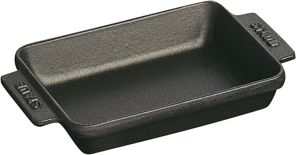 Matte Black Cast Iron Mini Rectangular Baker U386