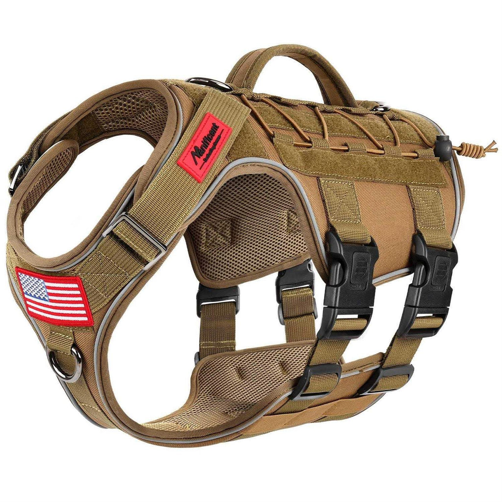 Tactical Dog Harness Reflective No Pull with Handle H9357