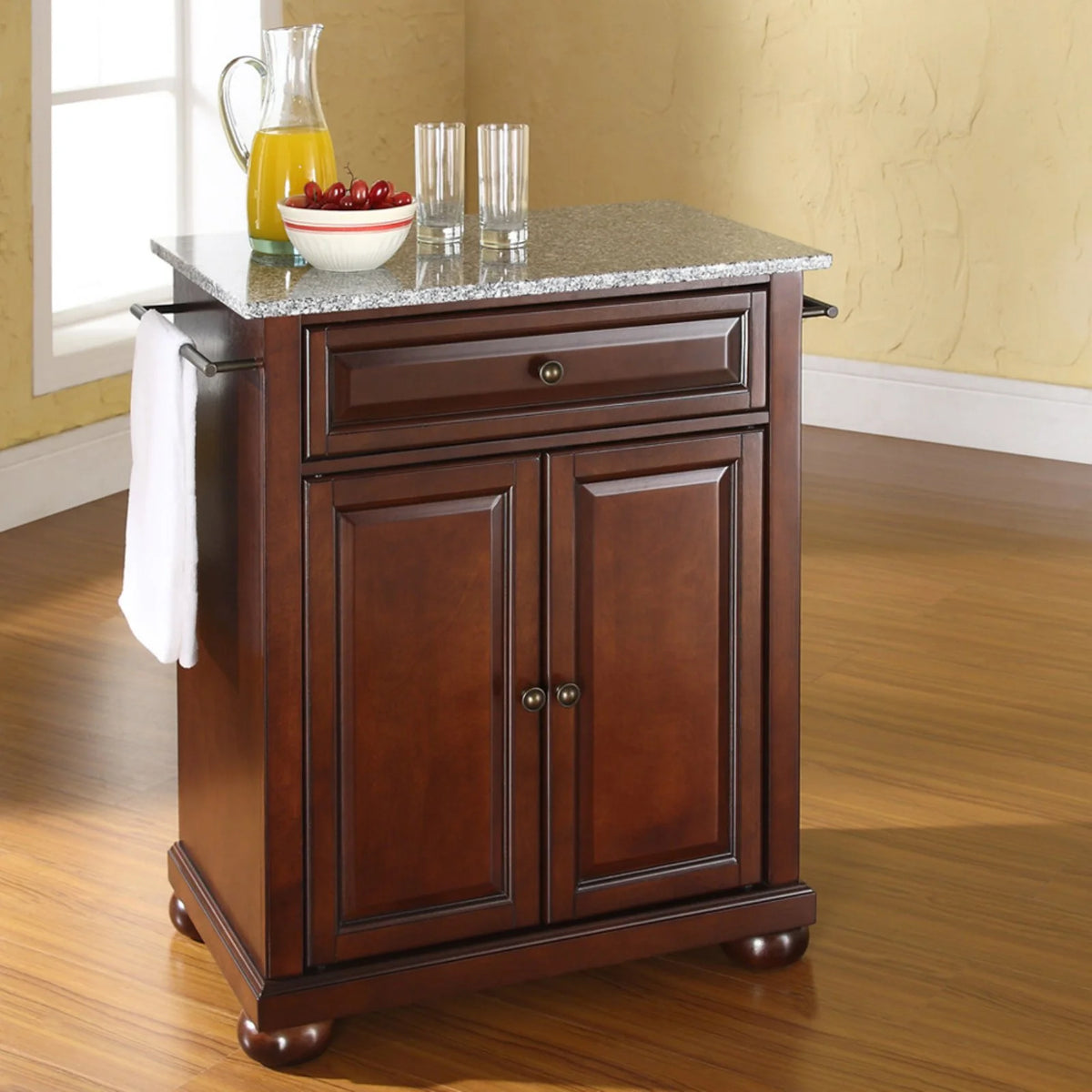 Wood Portable Kitchen Island O42517