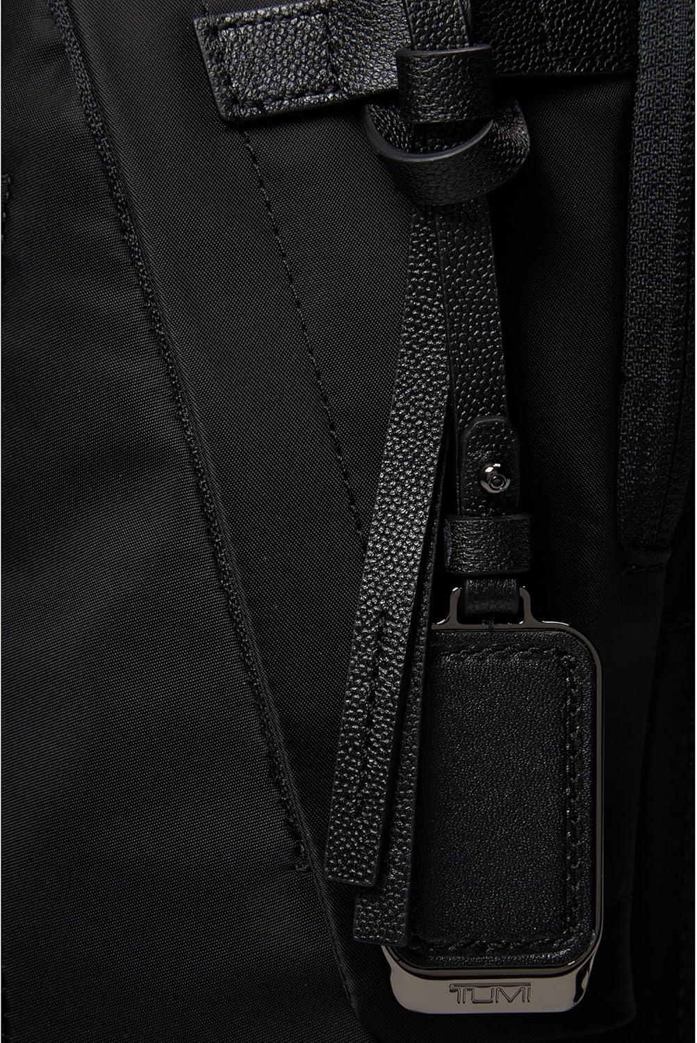 Black Nylon Backpack I1948