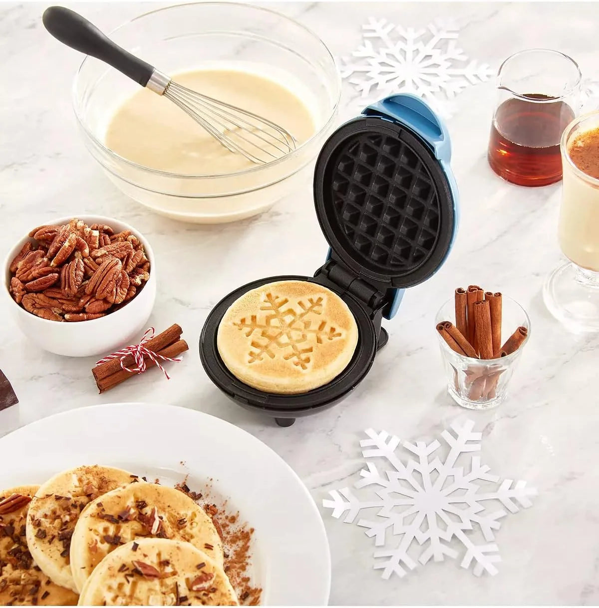 Snowflake Mini Waffle Maker K70748