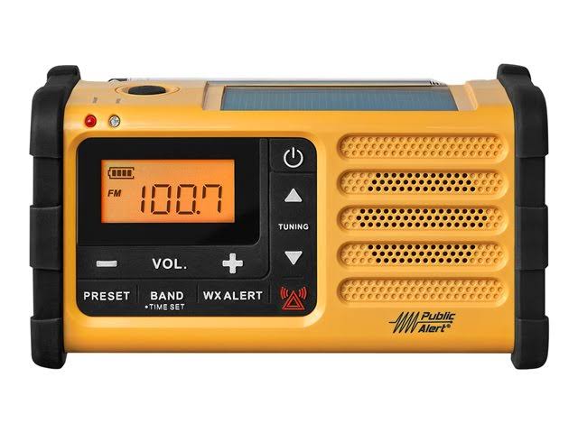 Yellow Portable Stereo Radio W8087
