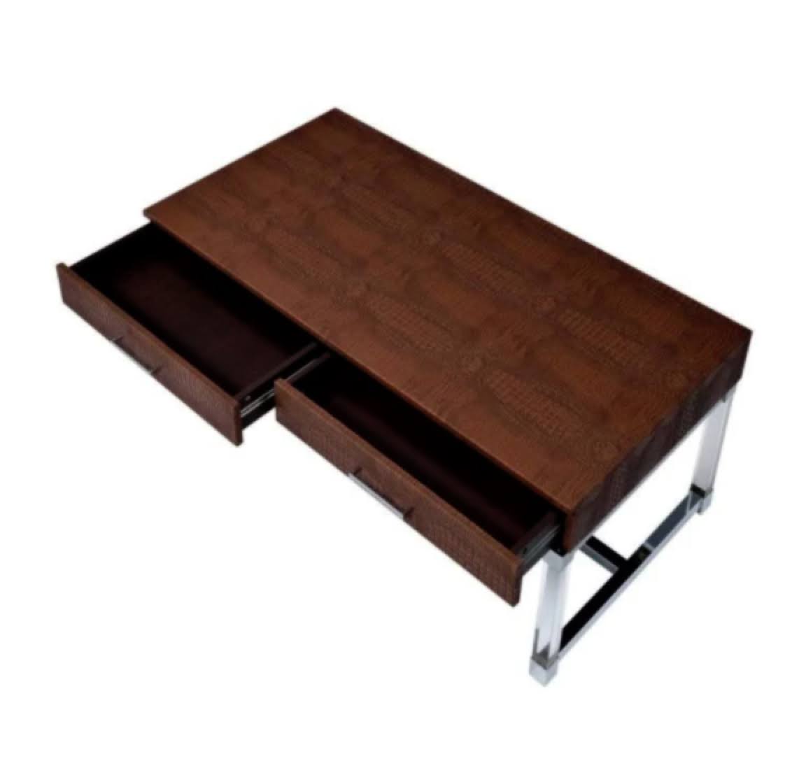 Brown Contemporary Coffee Table W82552