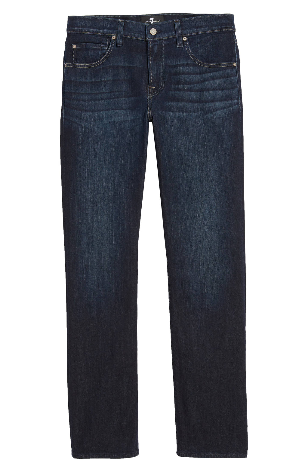 Mens Straight Dark Jeans F7846