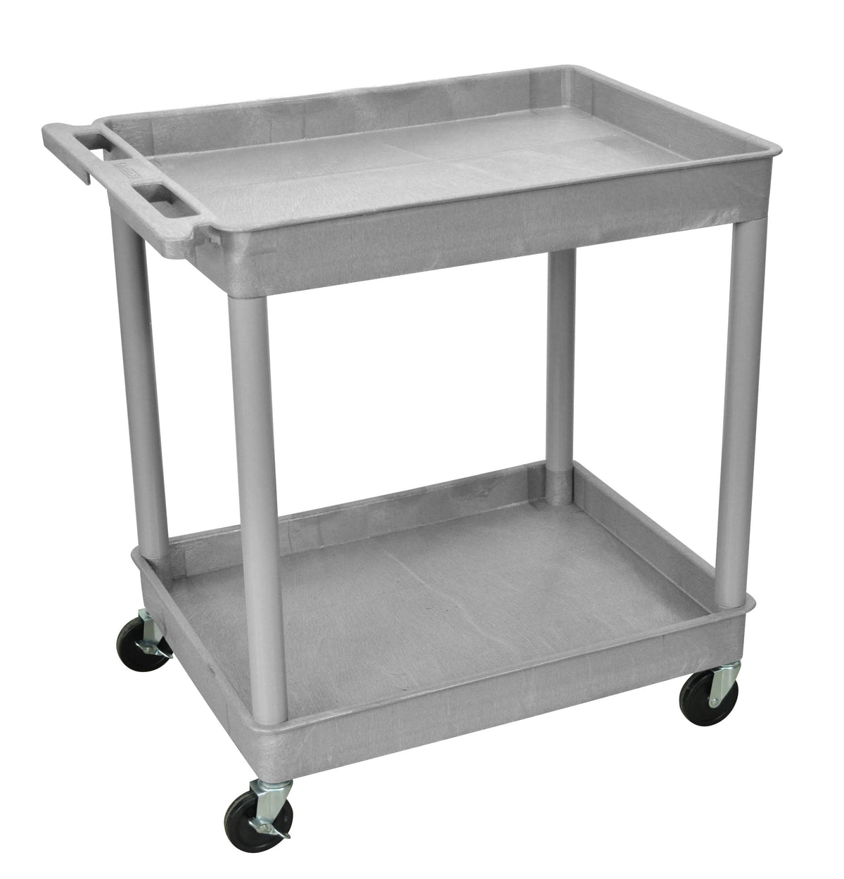 Gray 2 Shelf Utility Tub Cart S106367