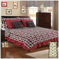 3 Piece Reversible Quilt, Brown - Full - Queen R964215